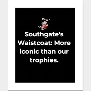 Euro 2024 - Southgate's Waistcoat More iconic than our trophies. Horse. Posters and Art